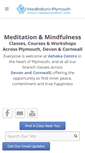 Mobile Screenshot of meditationinplymouth.org