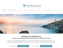 Tablet Screenshot of meditationinplymouth.org